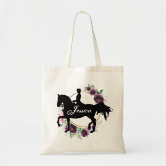 Tote Bag Écriture moderne Horse Nom personnalisé