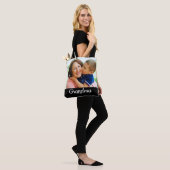 Tote Bag Écriture noire Grand-mère établie (Sur le modèle)