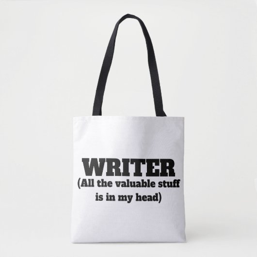 Tote Bag Écrivain Drôle (Devant)