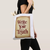 Tote Bag Écrivez Votre Vérité (De près)
