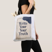 Tote Bag Écrivez votre vérité, option 3 (De près)