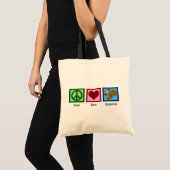 Tote Bag Écureuil de paix (Devant (produit))