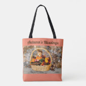 Tote Bag Écureuil de Thanksgiving (Dos)