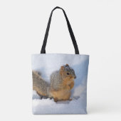 Tote Bag Écureuil mignon (Dos)