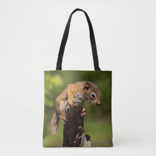Tote Bag Écureuil roux bébé