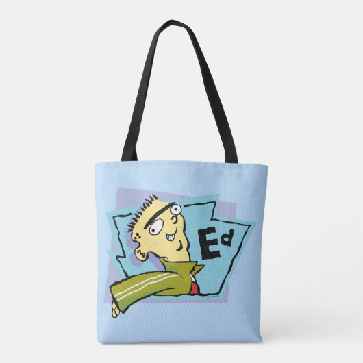 Tote Bag Ed - Graphique de caractères (Dos)