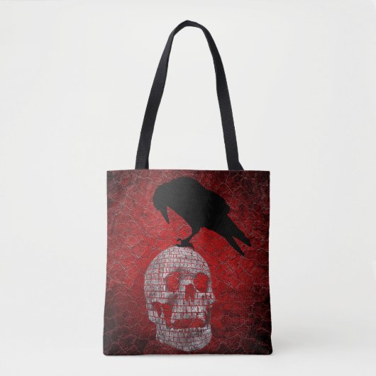Tote Bag Edgar Allan Poe Le Gothique Raven (Devant)