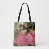 Tote Bag Edgar Degas - Danseurs en rose (Devant)