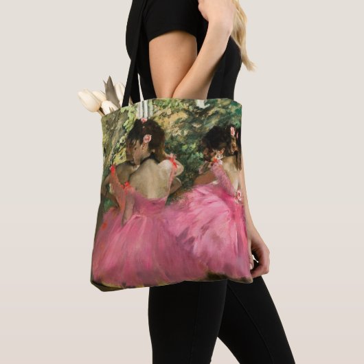 Tote Bag Edgar Degas - Danseurs en rose (De près)