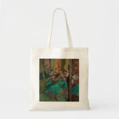 Tote Bag Edgar Degas - Danseurs, rose et vert (Devant)