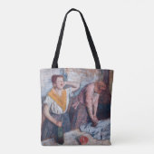 Tote Bag Edgar Degas - Femmes en repassage (Dos)