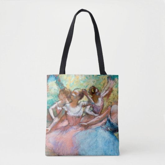 Tote Bag Edgar Degas - Quatre Ballerinas sur scène (Devant)