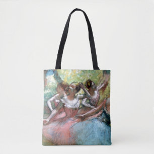Tote Bag Edgar Degas   quatre ballerines sur l'étape
