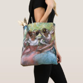 Tote Bag Edgar Degas | quatre ballerines sur l'étape (De près)