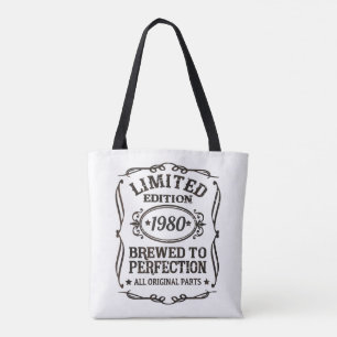 Tote Bag Édition limitée Vintage personnalisée Numéro de l'