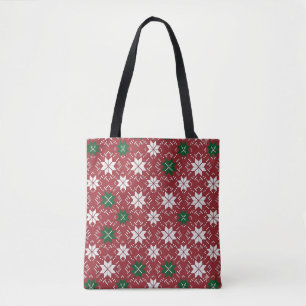 Tote Bag Édition Noël 1 de Fair Isle scandinave