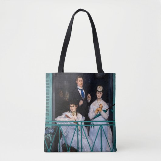 Tote Bag Edouard Manet - Balcon / Le Balcon (Devant)