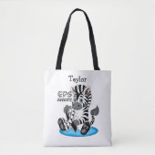 Tote Bag EDS Sensibilisation Zebra Ribbon (Devant)