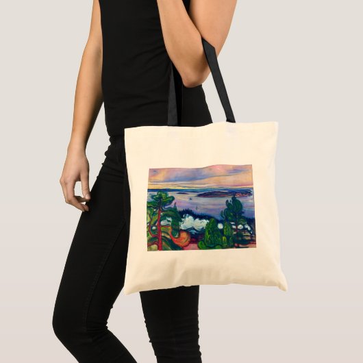 Tote Bag Edvard Munch - Fumée de train (Devant (produit))