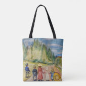 Tote Bag Edvard Munch - La forêt Fairytale (Dos)