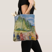 Tote Bag Edvard Munch - La forêt Fairytale (De près)