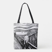 Tote Bag Edvard Munch - La lithographie de cri (Dos)