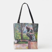 Tote Bag Edvard Munch - Le penseur de Rodin (Dos)