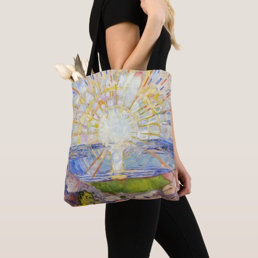 Tote Bag Edvard Munch - Le Soleil 1911 (De près)