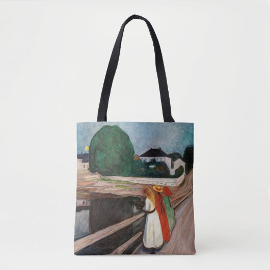 Tote Bag Edvard Munch - Les filles sur le pont (Devant)