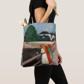 Tote Bag Edvard Munch - Les filles sur le pont (De près)