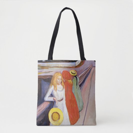 Tote Bag Edvard Munch - Les filles sur le pont 1901 (Devant)