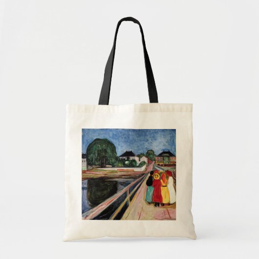 Tote Bag Edvard Munch - Les filles sur le pont 1902 (Devant)