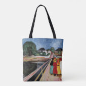 Tote Bag Edvard Munch - Les filles sur le pont 1902 (Dos)