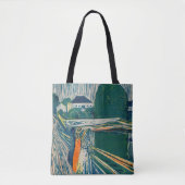 Tote Bag Edvard Munch - Les filles sur le pont, Lithographe (Devant)