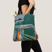 Tote Bag Edvard Munch - Les filles sur le pont, Lithographe (De près)