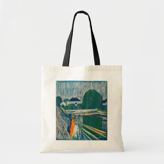 Tote Bag Edvard Munch - Les filles sur le pont, Lithographe (Devant)