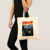 Tote Bag Edvard Munch - Maladie d'humeur au coucher du sole (Devant (produit))