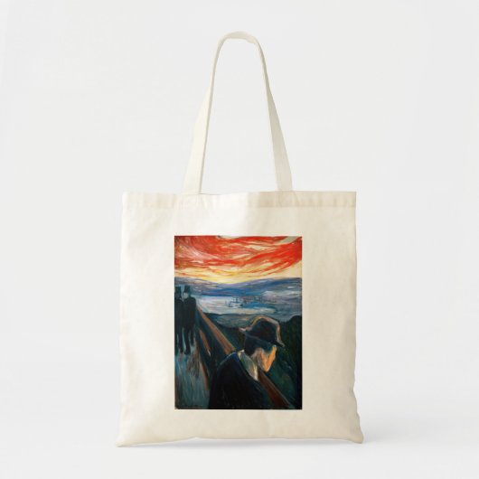Tote Bag Edvard Munch - Maladie d'humeur au coucher du sole (Devant)