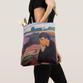 Tote Bag Edvard Munch - Melancholy 1894 (De près)