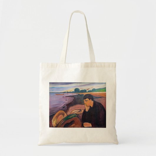 Tote Bag Edvard Munch - Melancholy 1894 (Devant)
