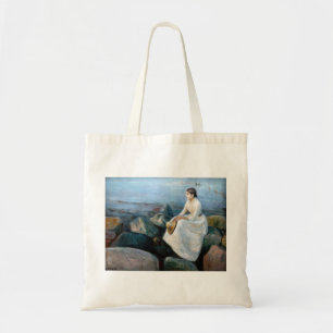 Tote Bag Edvard Munch - Nuit d'été, Enger sur la plage