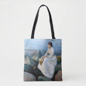 Tote Bag Edvard Munch - Nuit d'été, Enger sur la plage (Devant)