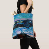 Tote Bag Edvard Munch - Nuit étoilée 1922 (De près)