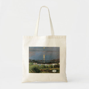 Tote Bag Edvard Munch Painting, Nuit d'été au bord de la pl