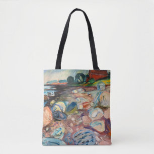 Tote Bag Edvard Munch - Rive avec Maison Rouge