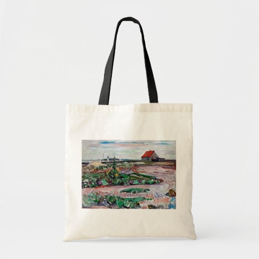 Tote Bag Edvard Munch - Seashore. Paysage près de Lubeck (Devant)