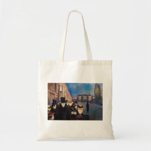 Tote Bag Edvard Munch - Soirée sur Karl Johan Street