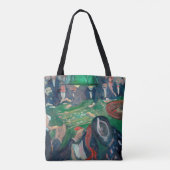Tote Bag Edvard Munch - Table de roulette à Monte Carlo (Dos)