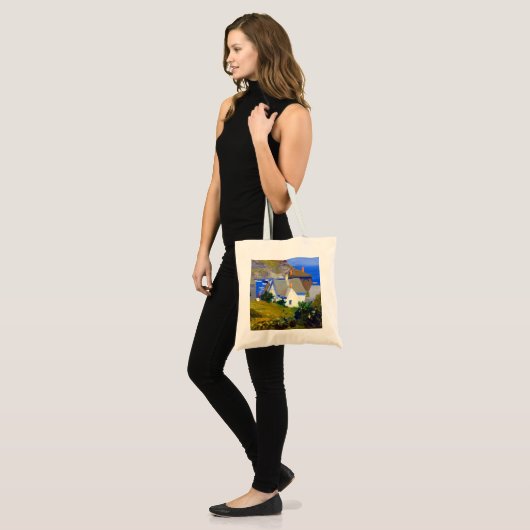 Tote Bag Edward Hopper Maisons Monhegan (Devant (modèle))