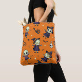 Tote Bag Éffrayant Chic Halloween Coussin - Festive (De près)